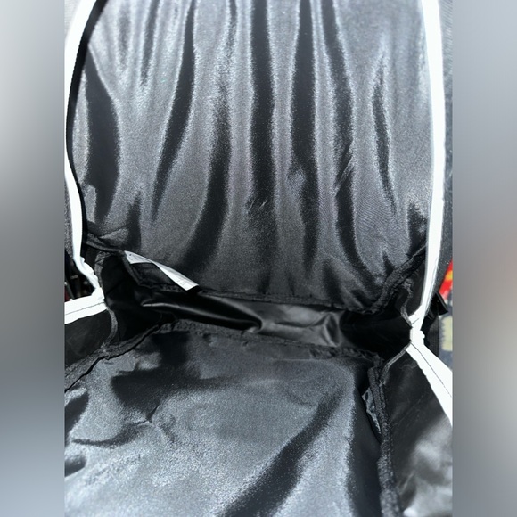 PUMA Backpack w/ Detachable Front Logo Pouch ~ Black w/ White Logo Design - Picture 10 of 11